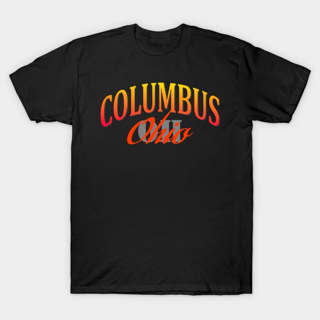 City Pride: Columbus, Ohio T-Shirt by Naves